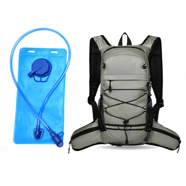 Sporty backpack with breathable mesh inserts and elastic carrying straps Bowlift