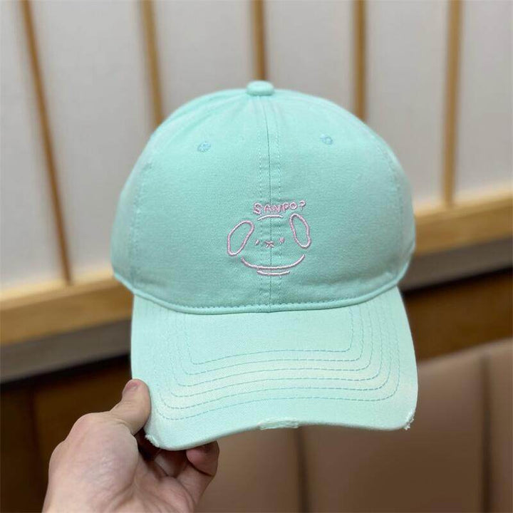 Women's Casual Character-Embroidered Baseball Cap Bowlift