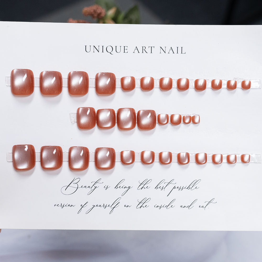 Elegant Metallic Nail Art
