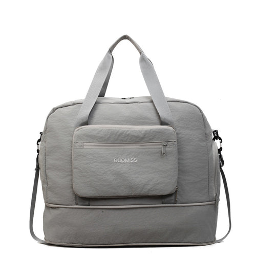 Unisex Spacious Travel Bag with Removable Carrying Handles Bowlift