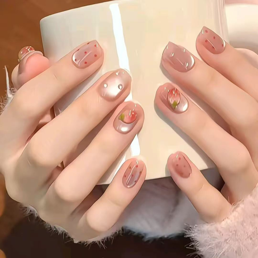 Artistic Floral Nail Design