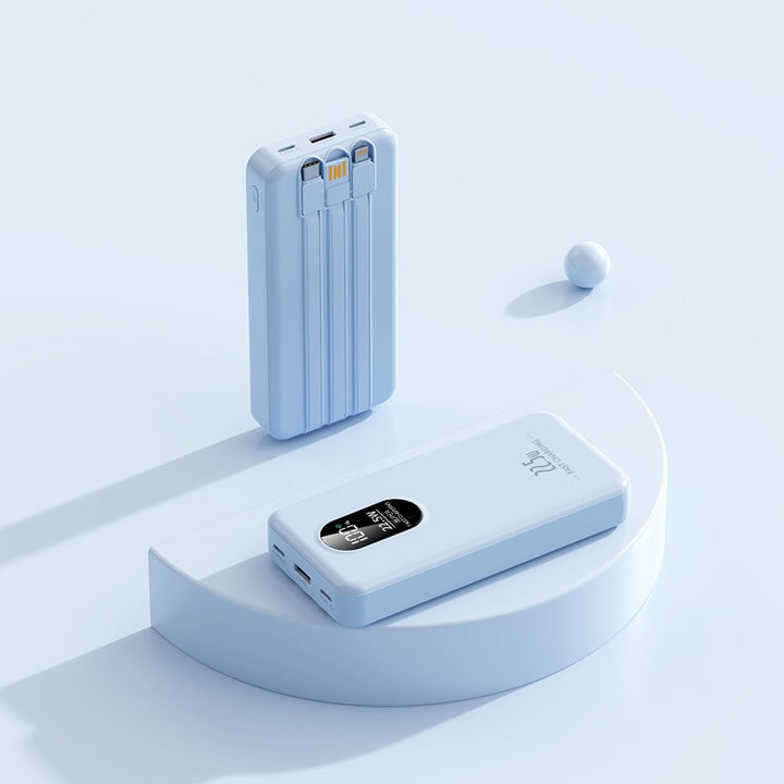 Powerbank with innovative charging display and compact design Bowlift