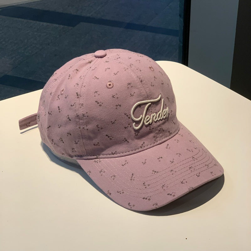 Women's Embroidered Casual Graphic Baseball Cap Bowlift