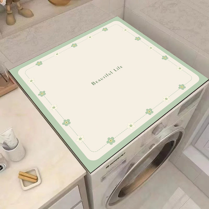 Decorative Laundry Top Mat Bowlift