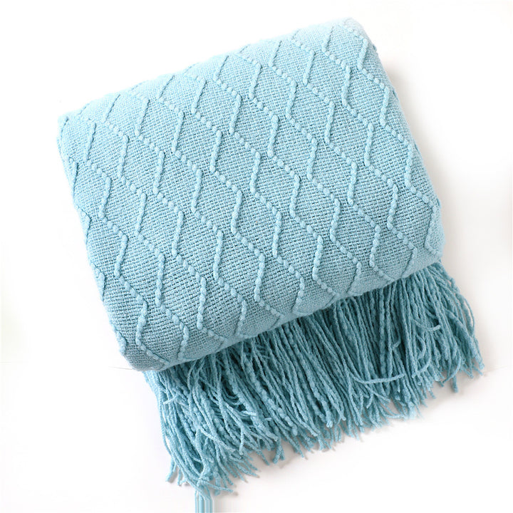 Cozy Knit Throw Blanket Bowlift