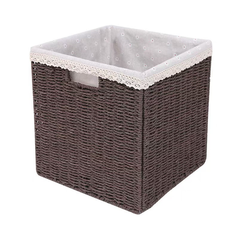 Stylish Woven Storage Cube Bowlift