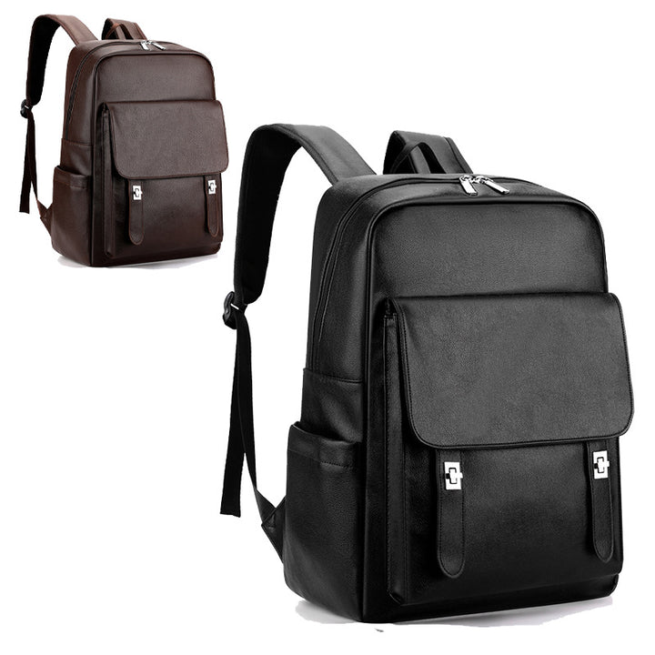 Elegant Leather Laptop Backpack Bowlift