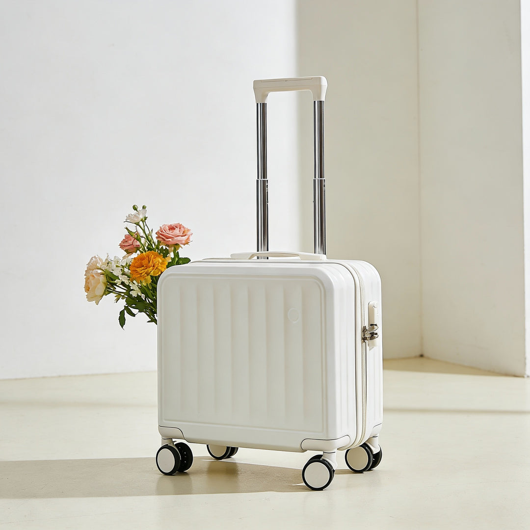 hardshell carry-on suitcase with telescopic handle and 360 degree spinner wheels Bowlift