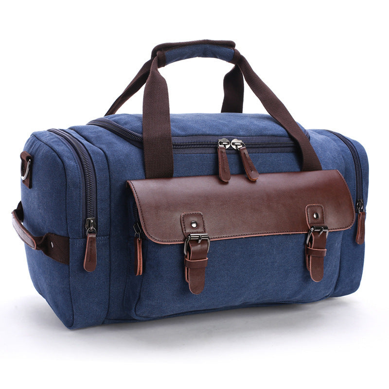 Spacious travel bag with high-quality leather trim Bowlift