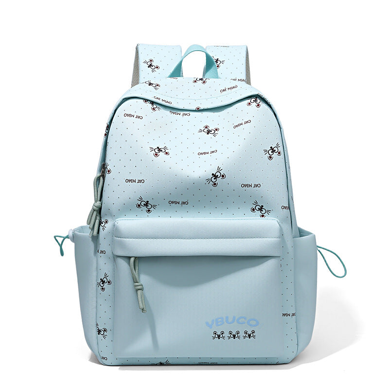 Playful Cat-Themed Backpack Bowlift