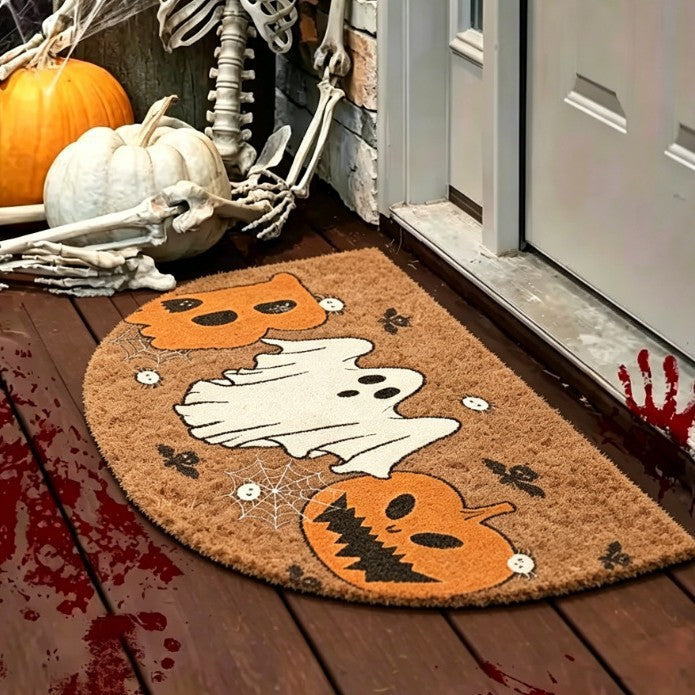 Playful Pet-Themed Decorative Doormat Bowlift