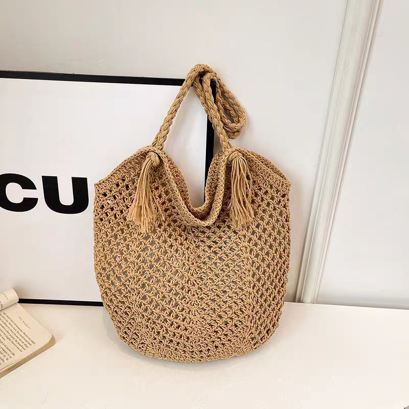 Generous macramé tote bag Bowlift
