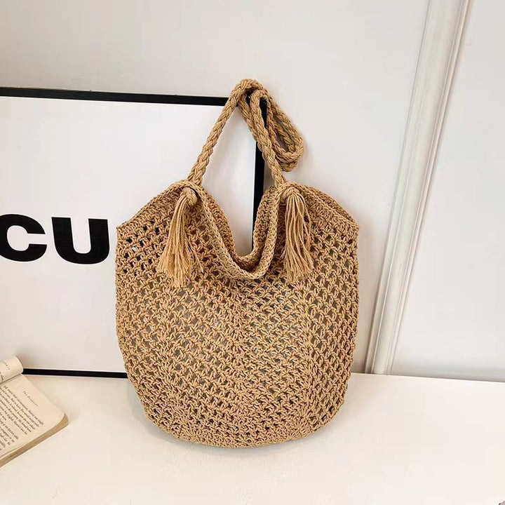 Generous macramé tote bag Bowlift