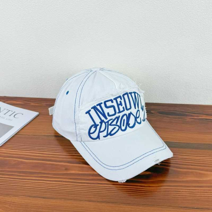 Men's Distressed Casual Cap Bowlift