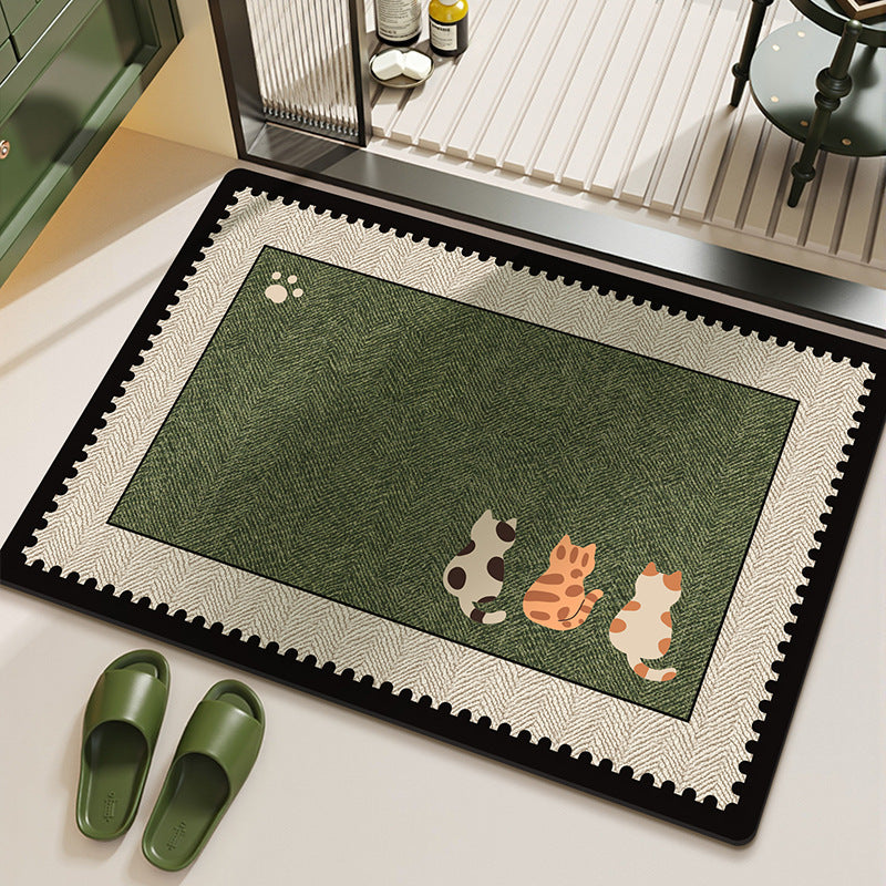 Pet-Themed Eco-Friendly Area Rug Bowlift