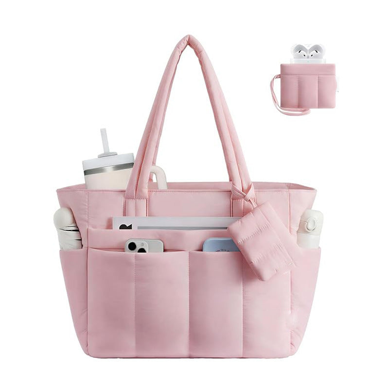Multifunctional handbag with multiple compartments and insulating function Bowlift