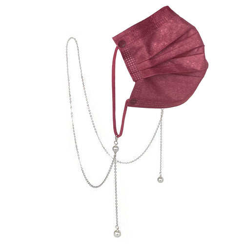 Elegant Pearl-Enhanced Eyewear Chain Bowlift
