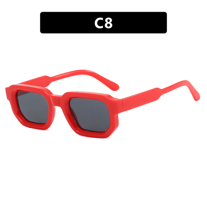 Women's modern sunglasses in innovative rectangular design Bowlift