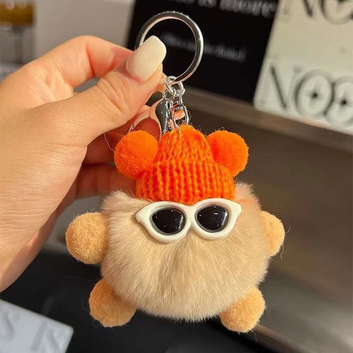 Plush Character Keychain Accessory Bowlift