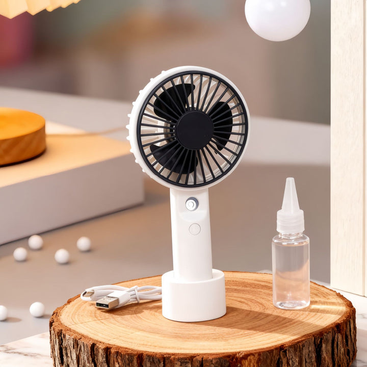 Ladies portable fan with spray function Bowlift
