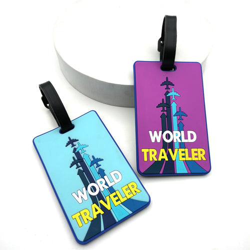 Vibrant Travel Luggage Tag Bowlift
