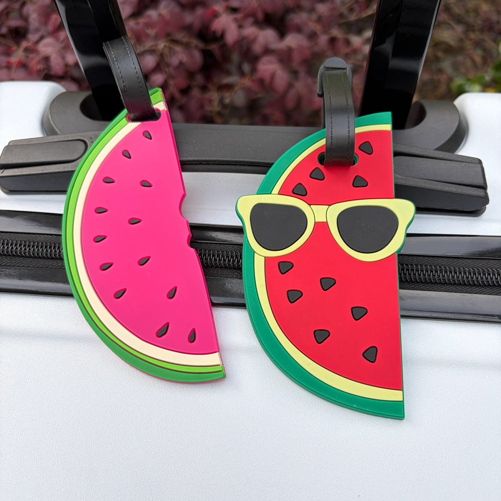 Watermelon-Themed Luggage Tag Bowlift
