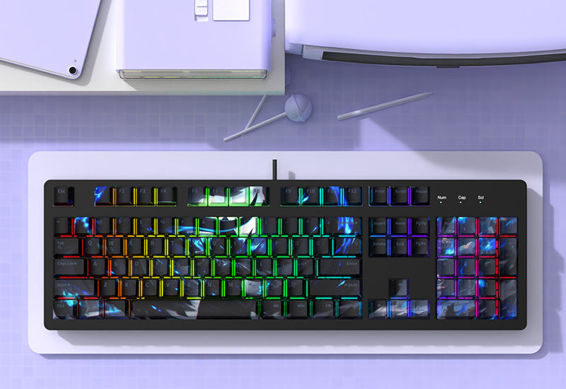Artistic Themed Mechanical Keyboard Bowlift