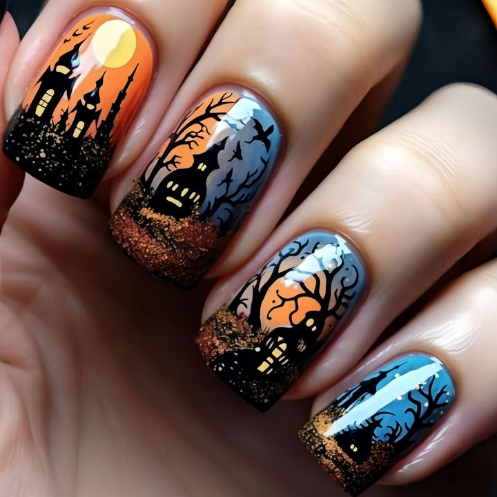 Spooky Halloween Nail Art Set Bowlift