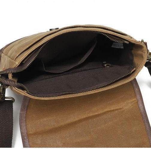Retro Canvas Shoulder Bag Bowlift