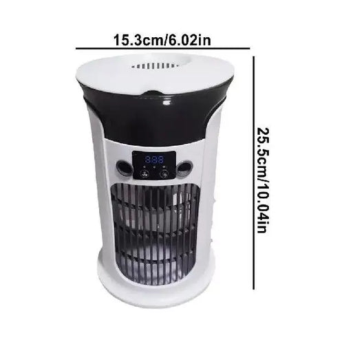 Unisex One Size Compact Portable Tower Fan with Digital Display Mosquito Trap USB Powered Bowlift