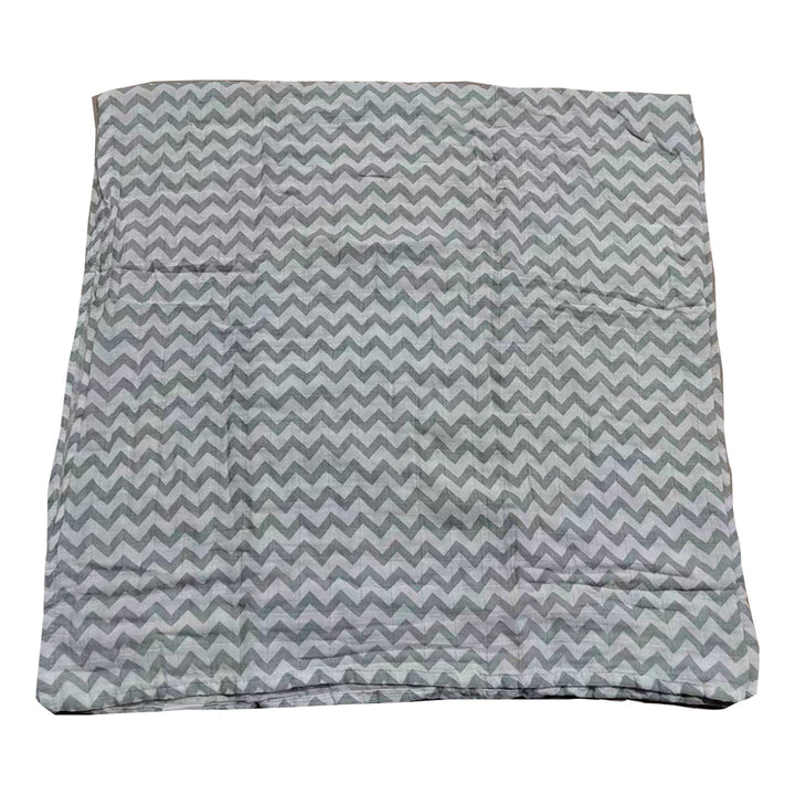 Cotton Muslin Baby Blanket with Heart Pattern Bowlift