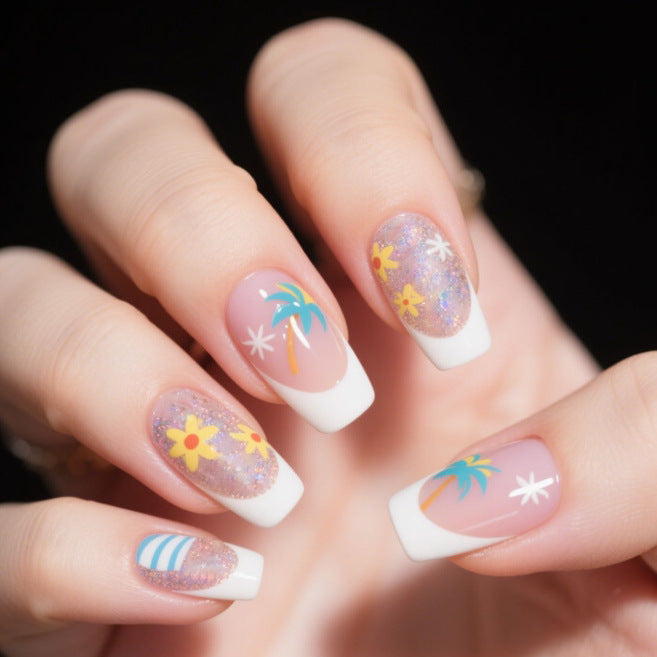 Tropical Paradise Nail Art Bowlift