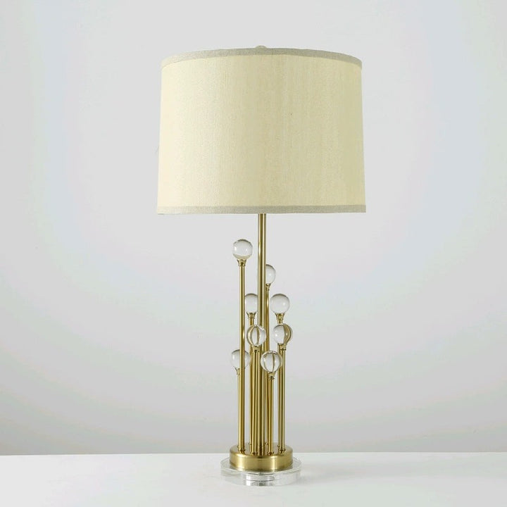 Elegant Table Lamp with Unique Sculptural Base