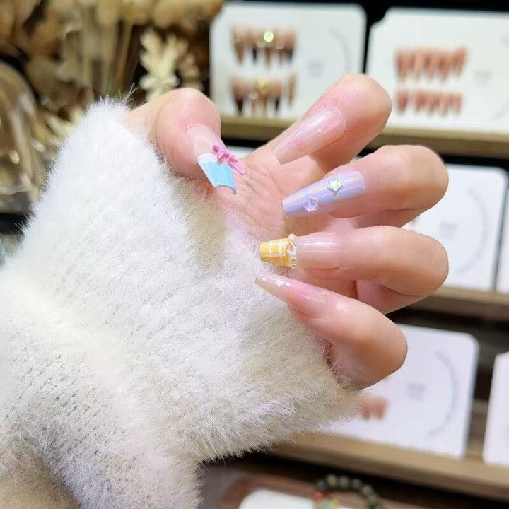 Decorative Enamel Nail Art Extensions