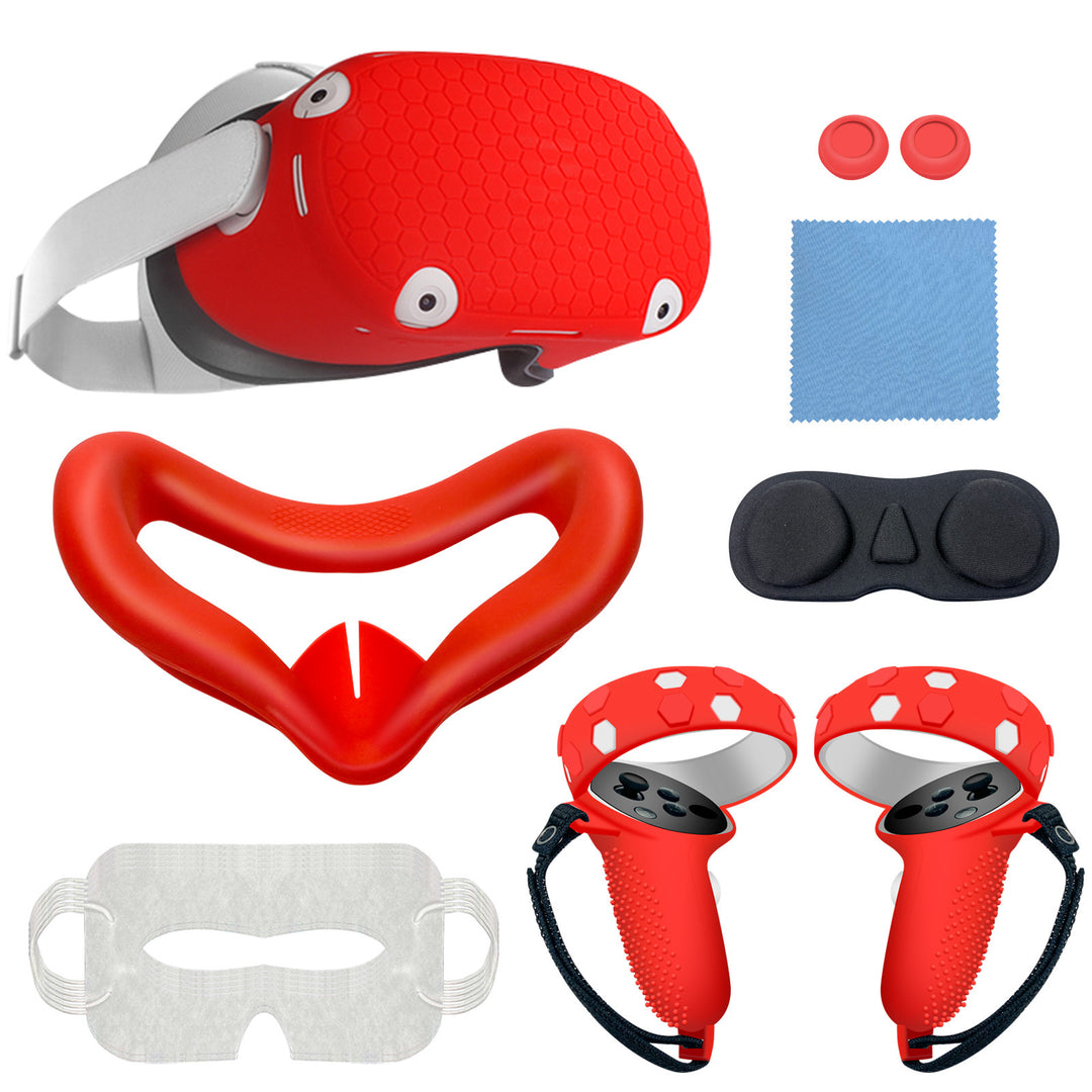 Silicone protection set for VR controller and headset Bowlift