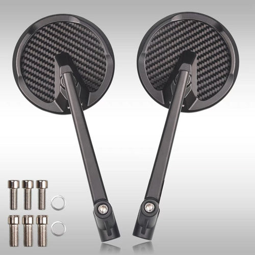 Motorcycle rearview mirror with modern design made of aluminum Bowlift