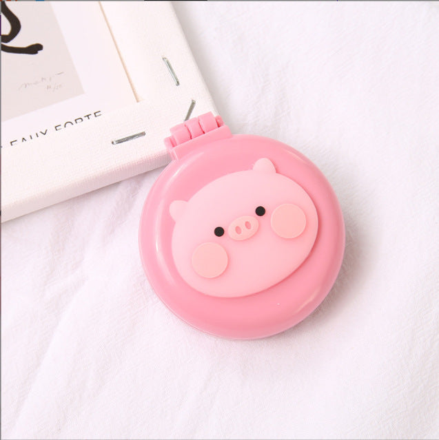 Women sweet and practical Compact Mirror Bowlift