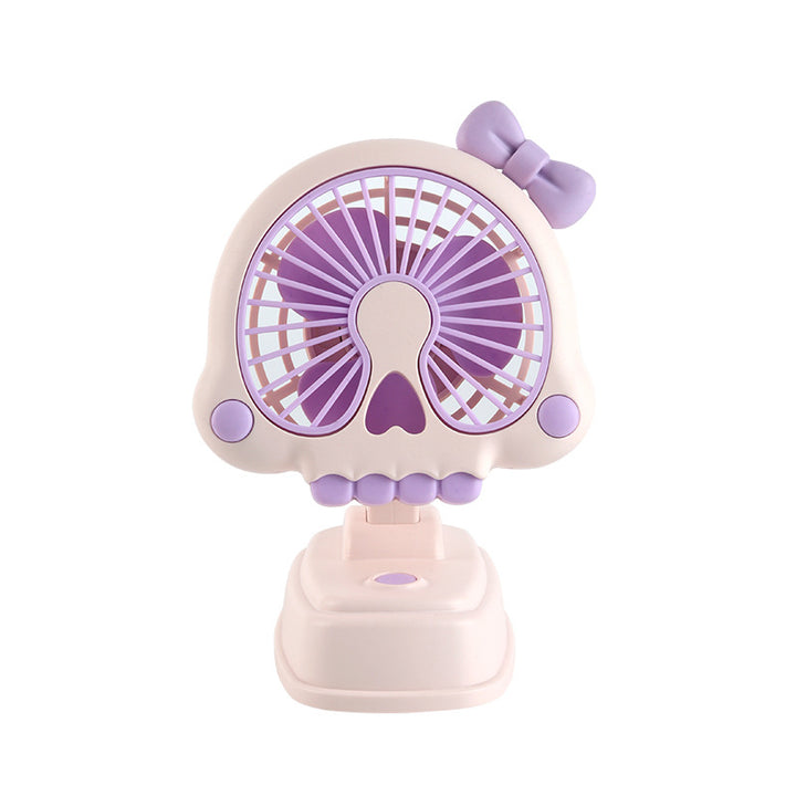 Cartoon Skull-Themed Desk Fan Bowlift