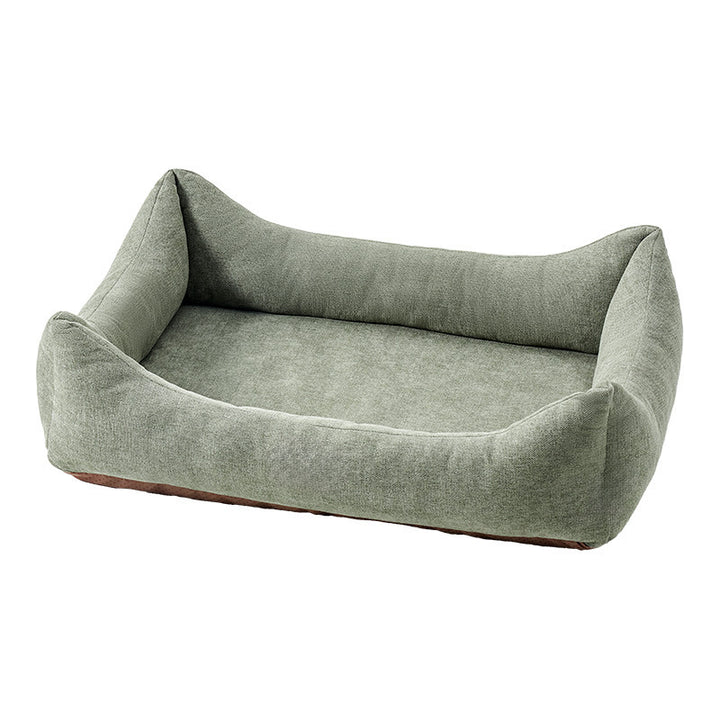 Plush Bolstered Dog Bed