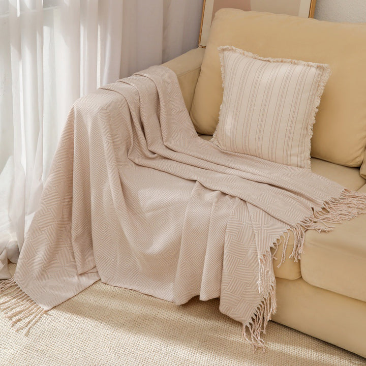 Decorative Woven Throw Blanket Bowlift