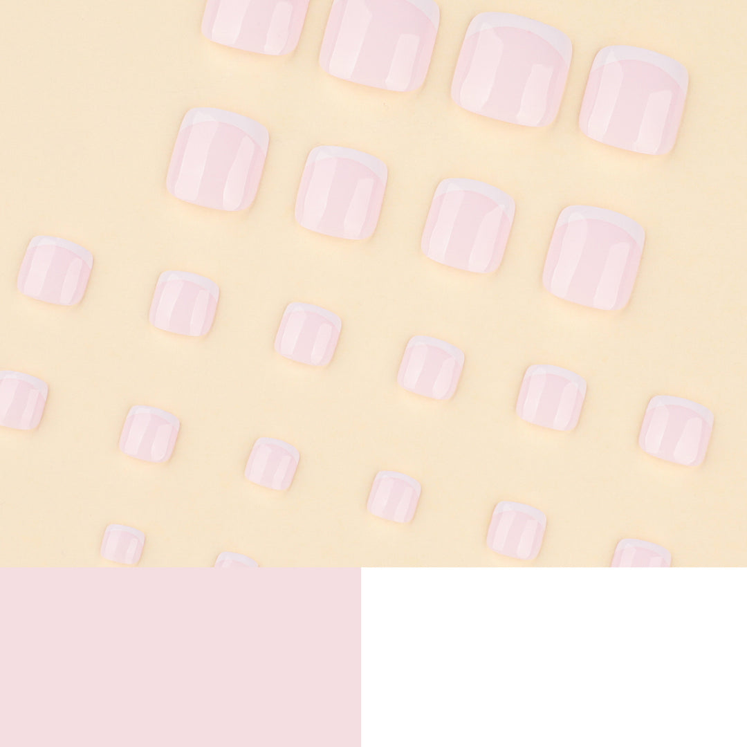 Elegant and Easy-to-Care-for Toenail Art Bowlift