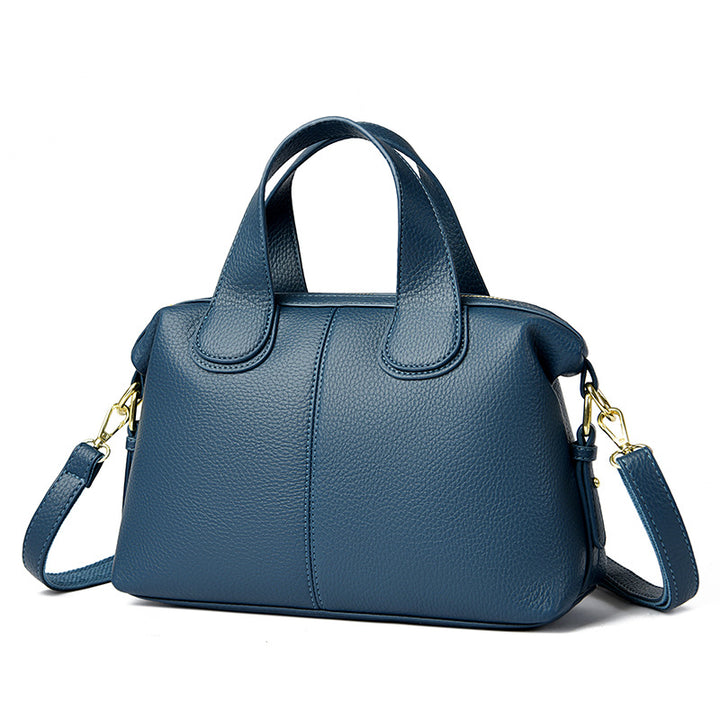 Elegant Faux Leather Handbag Bowlift