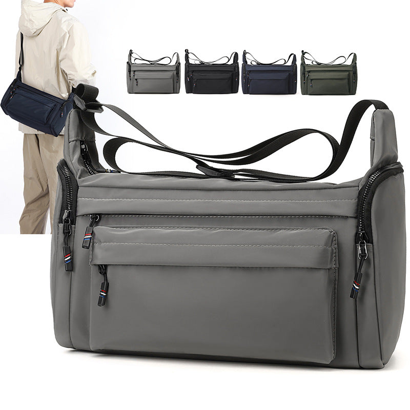 Structured Multi-Pocket Tactical Messenger Bag Bowlift