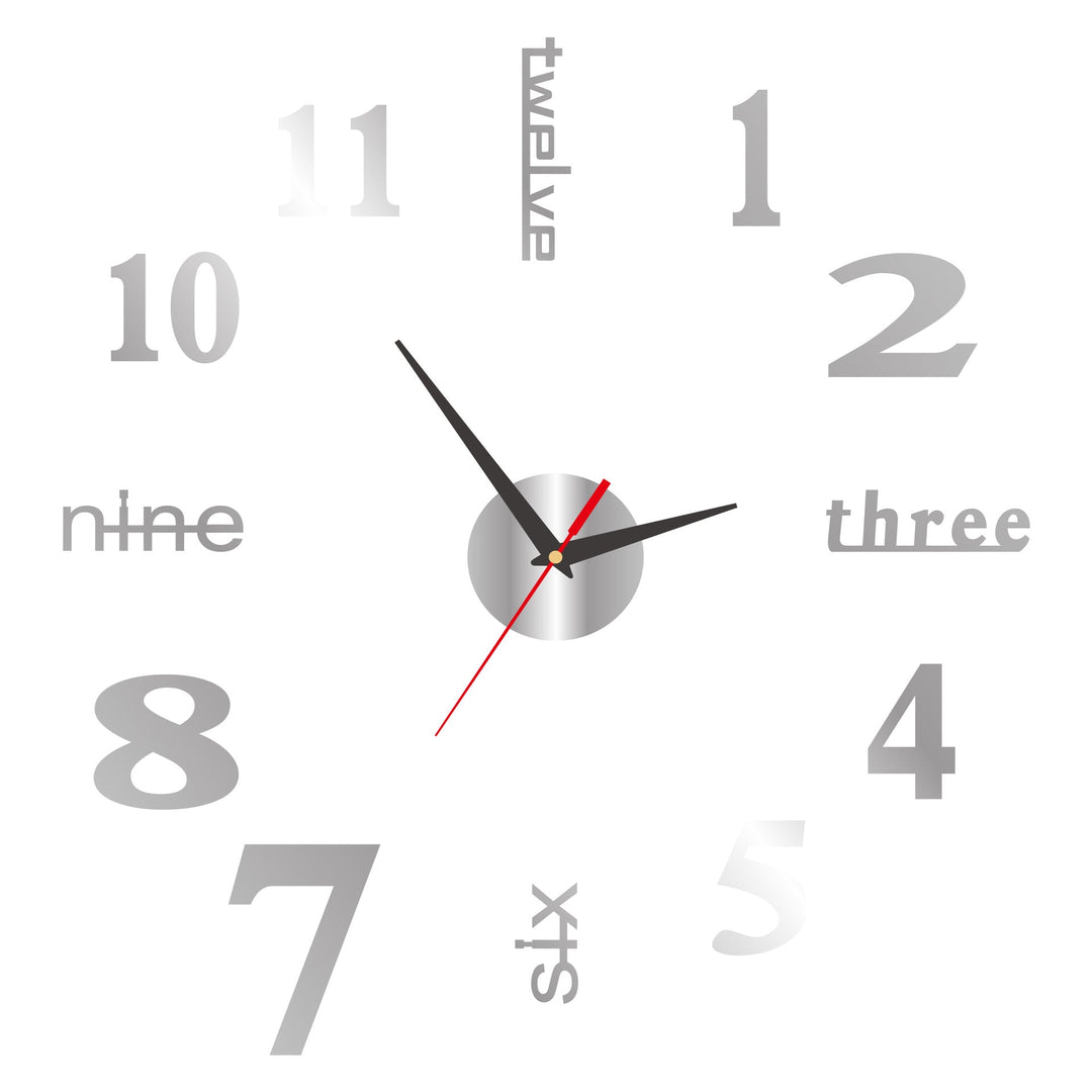 Luminous Frameless 3D Wall Clock Bowlift