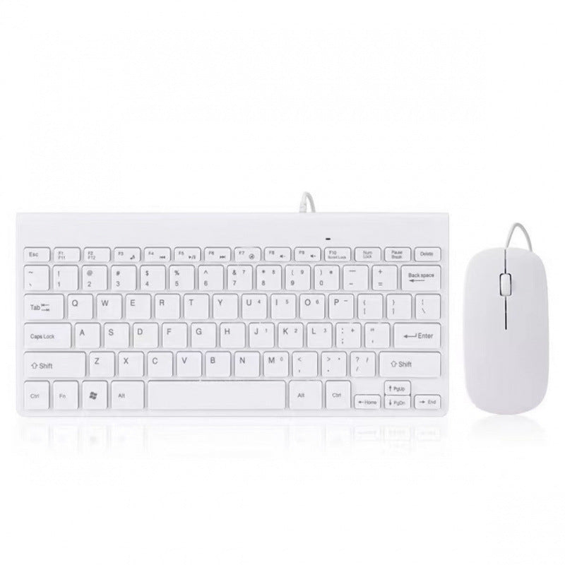 Compact USB Keyboard and Mouse Set Bowlift