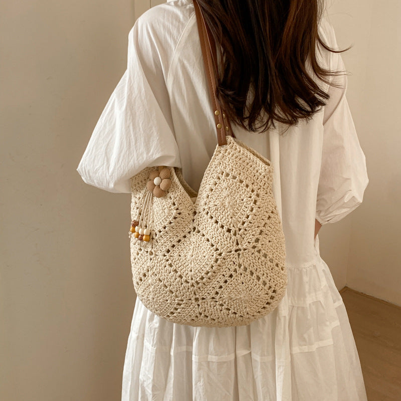 Handmade Macramé Shopper Bag Bowlift