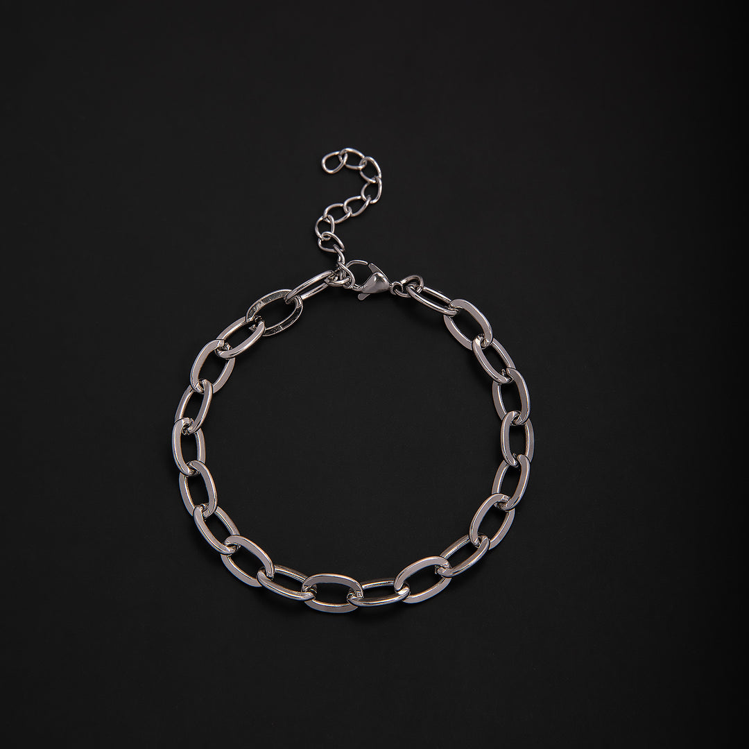 Textured Chain Link Bracelet Bowlift