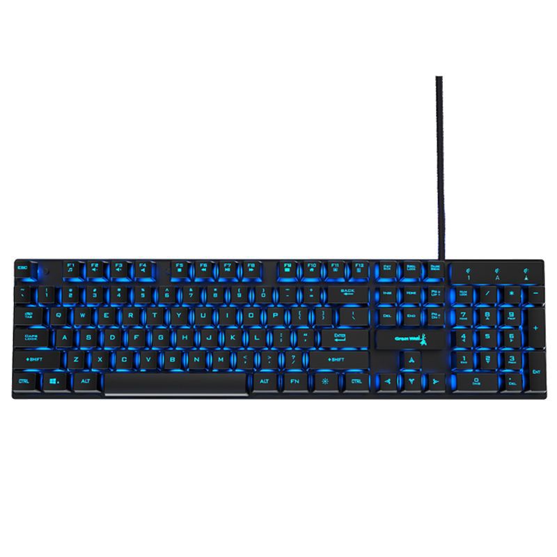 Gaming Keyboard with Customizable RGB Lighting Bowlift