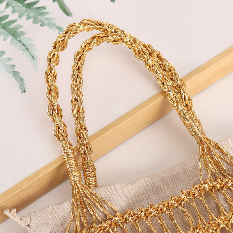 Handwoven net shopper bag Bowlift