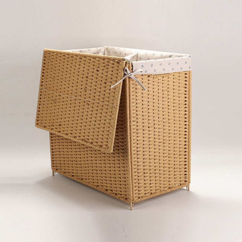 Handwoven Rectangular Storage Basket Bowlift